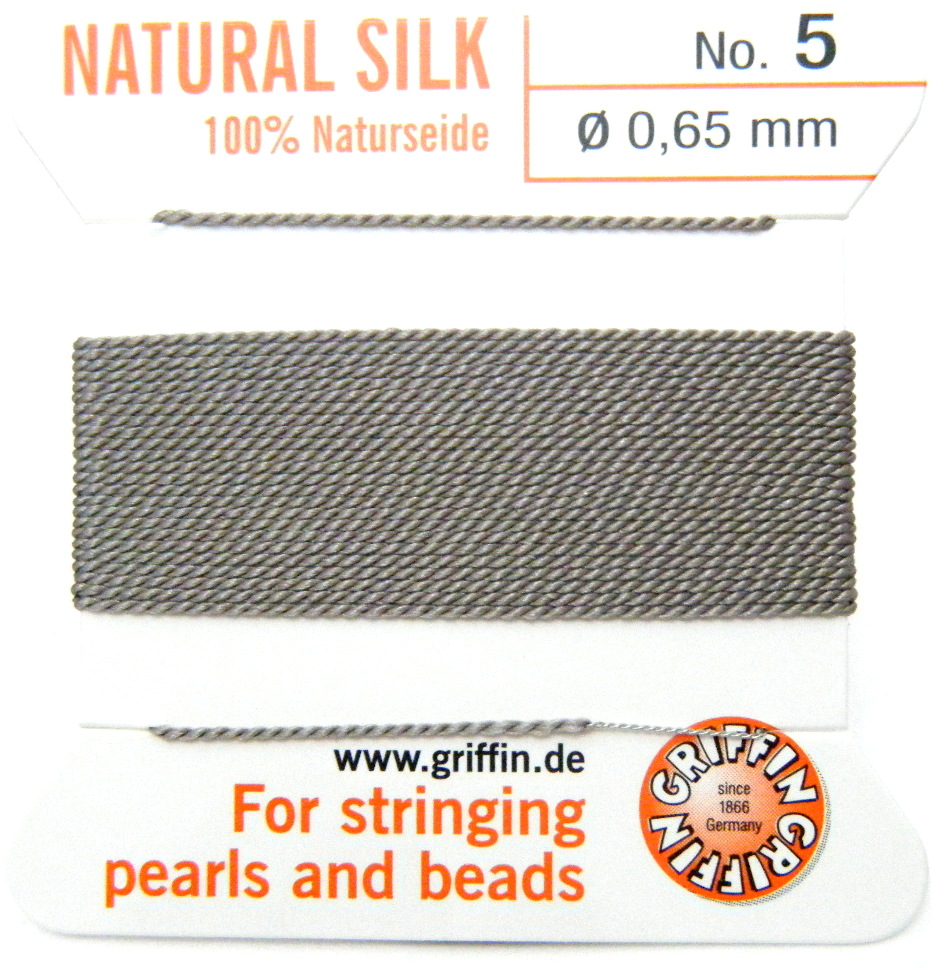 Grey 5 Griffin silk